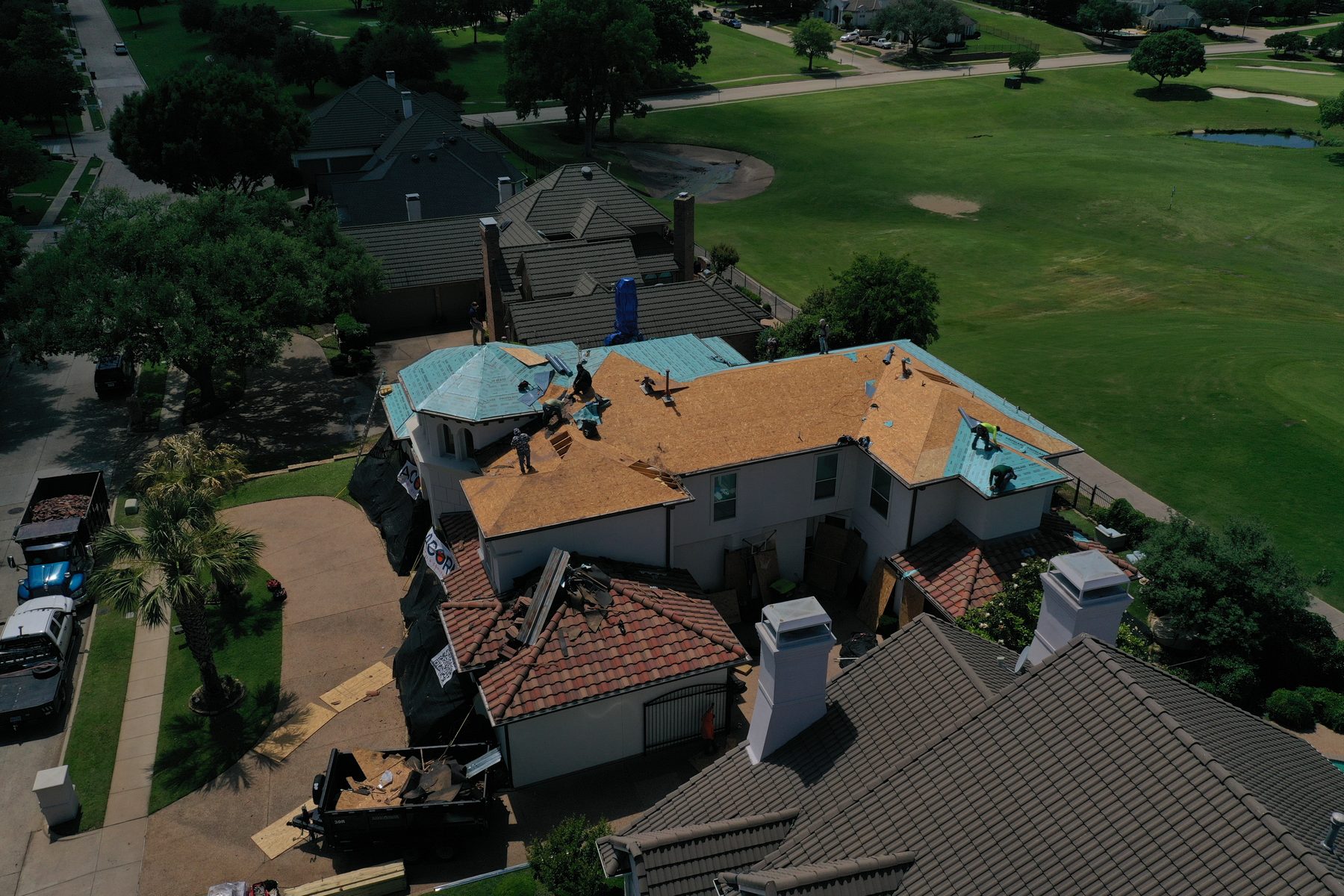 Roof Replacement project in Plano by Acorn Roofing