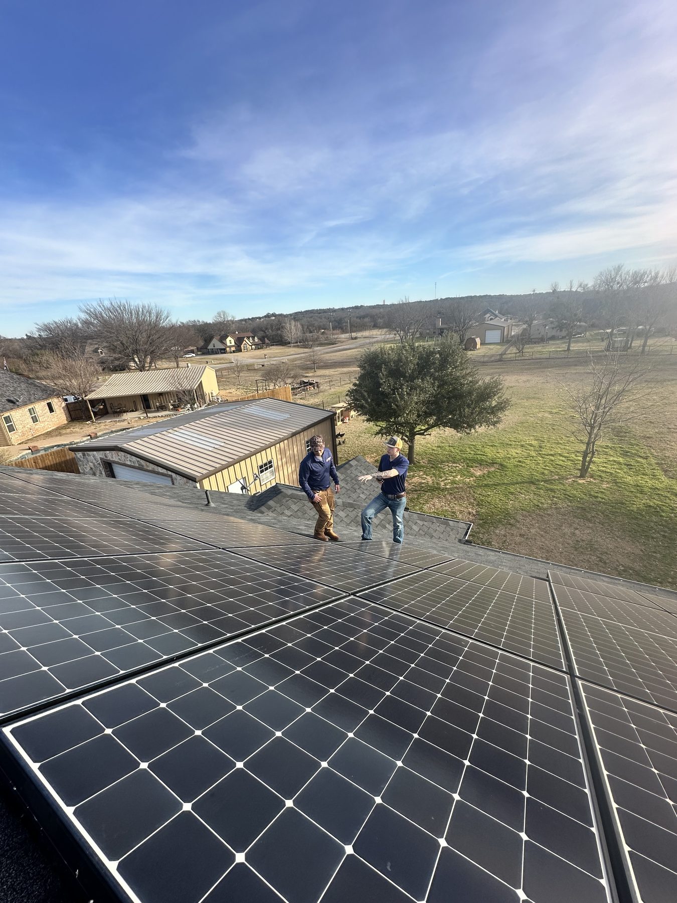 Flat Panel Metal Roof project in Fort Worth by Acorn Roofing